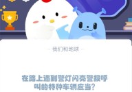 在路上遇到警灯闪亮警报呼叫的特种车辆应当?支付宝蚂蚁庄园1月10日答案